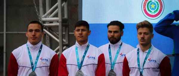 Posta paraguaya de 4×100 logra plata sudamericana y record nacional