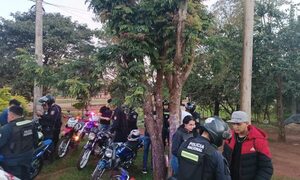Policía realiza operativo para evitar carreras clandestinas