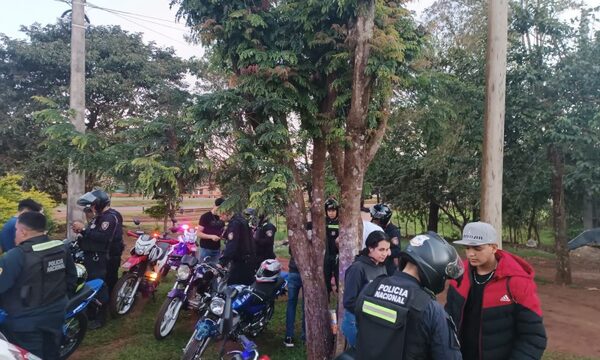 Policía realiza operativo para evitar carreras clandestinas