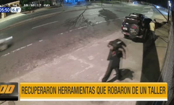 Recuperan herramientas robadas de un taller en Itauguá | Telefuturo