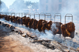 Naranjal recibió a miles de visitantes en la tradicional Fiesta de la Costilla