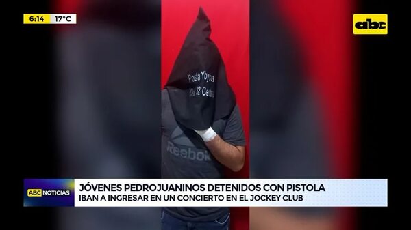 Video: Jóvenes pedrojuaninos detenidos con pistola - ABC Noticias - ABC Color