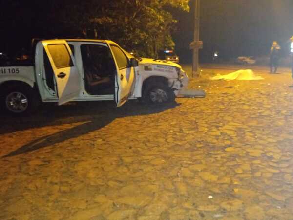 Coronel Bogado: Efectivo policial pierde la vida en siniestro vial | 1000 Noticias