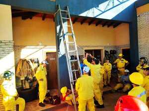 Bomberos Amarillos iniciaron la jornada con un accidente de tránsito con derivación fatal.