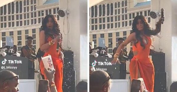 Diario HOY | Cardi B explotó en furia contra fan que le arrojó una bebida en pleno concierto