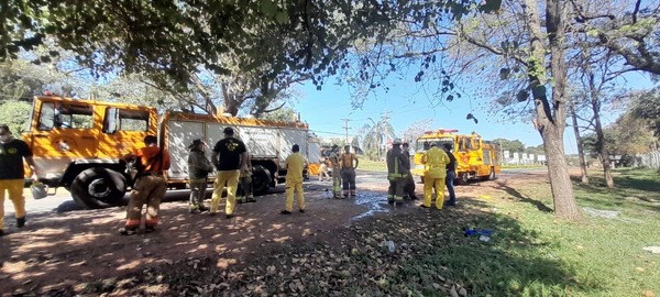 Dos personas heridas tras fuga de gas en una fábrica en Itauguá | 1000 Noticias