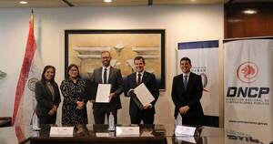 La Nación / BCP y DNCP acuerdan intercambio de información para fortalecimiento institucional