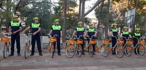 Bicicletas para recreación en la Costanera fueron convertidas en patrullas de la PMT - Nacionales - ABC Color