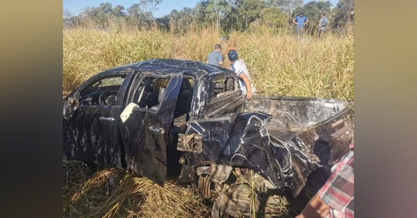 Exintendente de San Alfredo sufrió un accidente de tránsito sobre la ruta PY22