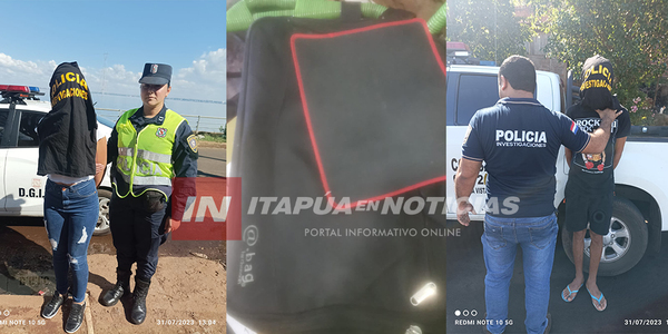 ALLANARON UNA VIVIENDA Y DETUVIERON A UNA PAREJA EN ENCARNACIÓN - Itapúa Noticias