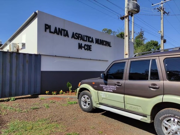 CGR inicia fiscalización en planta asfáltica de la Municipalidad de Ciudad del Este - ADN Digital