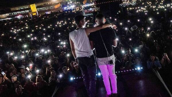 [VIDEO] Cantante de Mama Santa: "Fue el mejor concierto de mi vida"