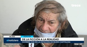 Adulto mayor vive en la terminal y pide ayuda para encontrar a su hermana - trece