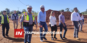 EDUARDO FLORENTÍN PARTICIPÓ DE UN IMPORTANTE RECORRIDO POR LAS INSTALACIONES DEL GRAN HOSPITAL DEL SUR - Itapúa Noticias