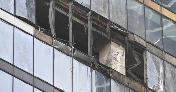 La Nación / Drones ucranianos golpean un barrio de negocios de Moscú