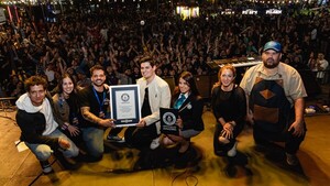 Pilsen batió el Récord Guinness con el asadito más largo del mundo