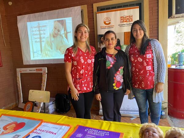 Programa Nacer con Plenitud promueve la lactancia materna en Encarnación