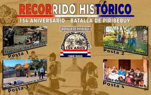 Invitan al Recorrido Histórico en conmemoración por los 154 años de la Batalla de Piribebuy | Lambaré Informativo