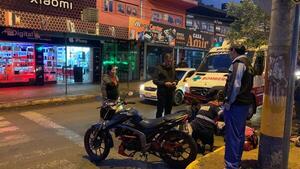Motociclista abandonado tras accidente de tránsito en Encarnación