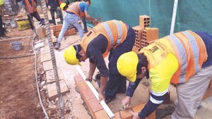 Concurso de albañiles: Tendrán que armar pilar, saber de varillas y hacer revoque perfecto