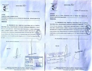Paraguarí: Tribunal Electoral pide informes a la Intendencia y a la Junta Municipal sobre medida cautelar - Nacionales - ABC Color