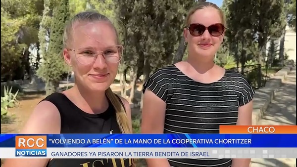 Ganadores de “Volviendo a Belén” de la mano de la Cooperativa Chortitzer se encuentran en Israel