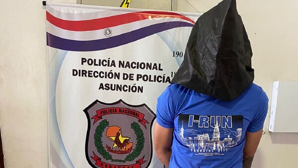 Policía captura a sospechosos de asaltar una farmacia en Asunción