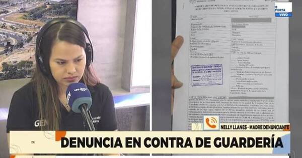 La Nación / Denuncian supuesto maltrato y negligencia en guardería de niños en Asunción