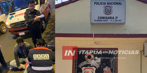 MOTOCICLISTA FUE ATROPELLADO POR UNA CAMIONETA QUE SE DIO A LA FUGA EN ENCARNACIÓN - Itapúa Noticias