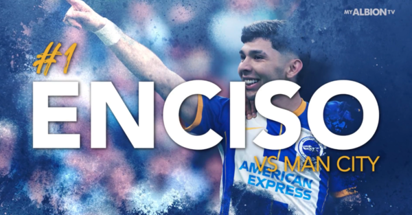Versus / Julio Enciso hizo dos de los tres mejores goles del Brighton en la temporada pasada
