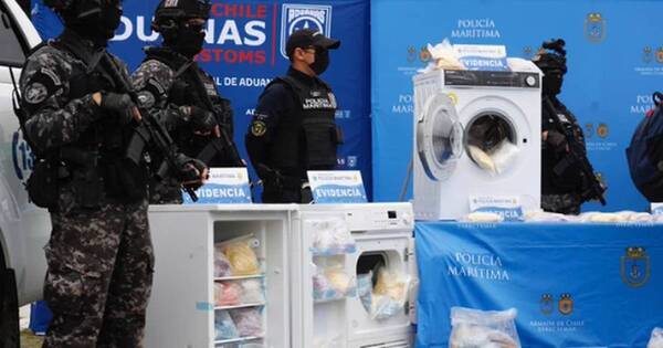 La Nación / La mayor carga de droga sintética de Sudamérica cayó ayer en Chile