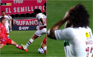 Versus / La escalofriante lesión que sufrió un jugador de Argentinos Juniors en la Copa Libertadores