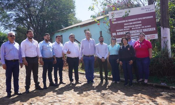 González Vaesken encabeza inauguraciones de obras por G. 1.650 millones en Itakyry – Diario TNPRESS