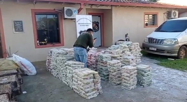Requisan más de 1.500 kilos de marihuana que iban con destino al Brasil