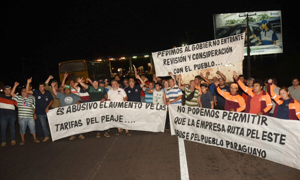 Evalúan revertir precio del peaje en Ypacaraí a G. 10.000 - OviedoPress