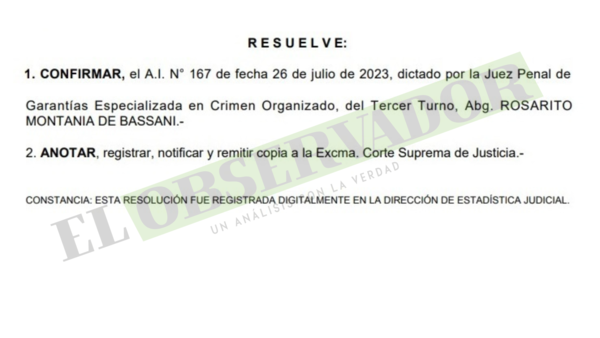 Tribunal destraba preliminar para Juan José Dubini y otros implicados en decomiso de cocaína