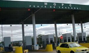 Tras reclamos, MOPC anuncia reajuste de 100% en tarifa de peaje Ypacarai