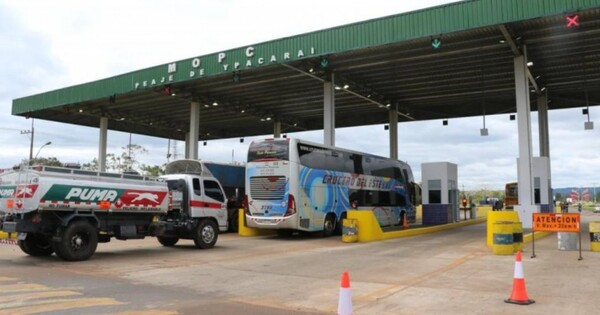 MOPC reduce tarifa del puesto de peaje en Ypacaraí