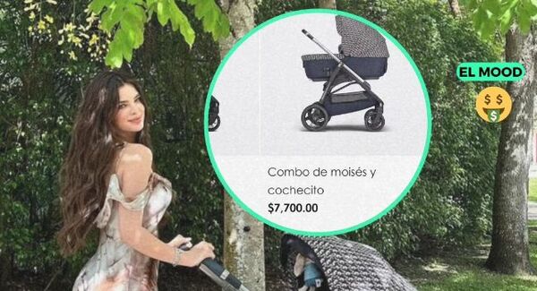 Diario HOY | ¡Carísima!: Nadia Ferreira pasea a su bebé en carrito de más de Gs. 46 millones