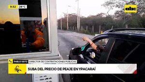Video: Suba del precio de peaje en Ypacaraí - ABC Noticias - ABC Color