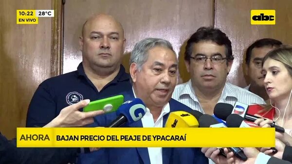 Video: Reajustan el precio del peaje de Ypacaraí a G. 10.000 - ABC Noticias - ABC Color