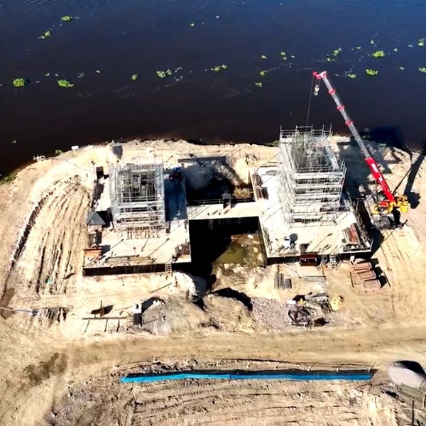 La construcción del puente de la Bioceánica registra 27% de avance - .::Agencia IP::.