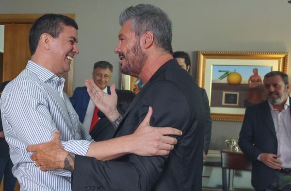 Santi Peña se reunió con Marcelo Tinelli - Te Cuento Paraguay