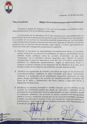 Abogados laboralistas proponen cuatro modificaciones para reducir mora procesal en la Sala Constitucional