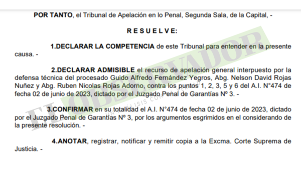 Cámara confirma elevación a juicio de causa sobre abogado acusado de fraguar documentos para vender propiedad ajena