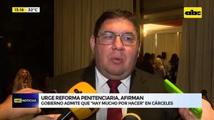 Traspaso de mando: Gobierno admite que ‘’hay mucho por hacer’' en cárceles  - ABC Noticias - ABC Color