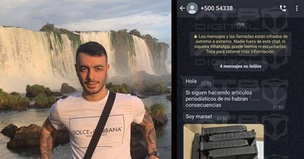 La Nación / Marset habría amenazado a periodista boliviano por WhatsApp