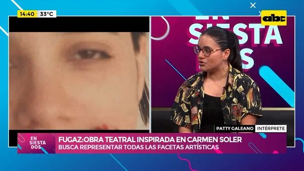 Fugaz: obra teatral inspirada en Carmen Soler - Ensiestados - ABC Color