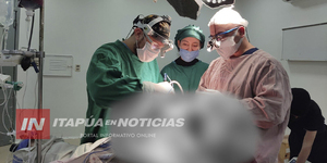 POR PRIMERA VEZ SE REALIZÓ CIRUGÍA DE FIJACIÓN ANTERIOR Y POSTERIOR DE COLUMNA LUMBAR EN ENCARNACIÓN - Itapúa Noticias