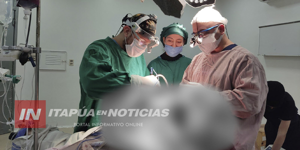 POR PRIMERA VEZ SE REALIZÓ CIRUGÍA DE FIJACIÓN ANTERIOR Y POSTERIOR DE COLUMNA LUMBAR EN ENCARNACIÓN - Itapúa Noticias